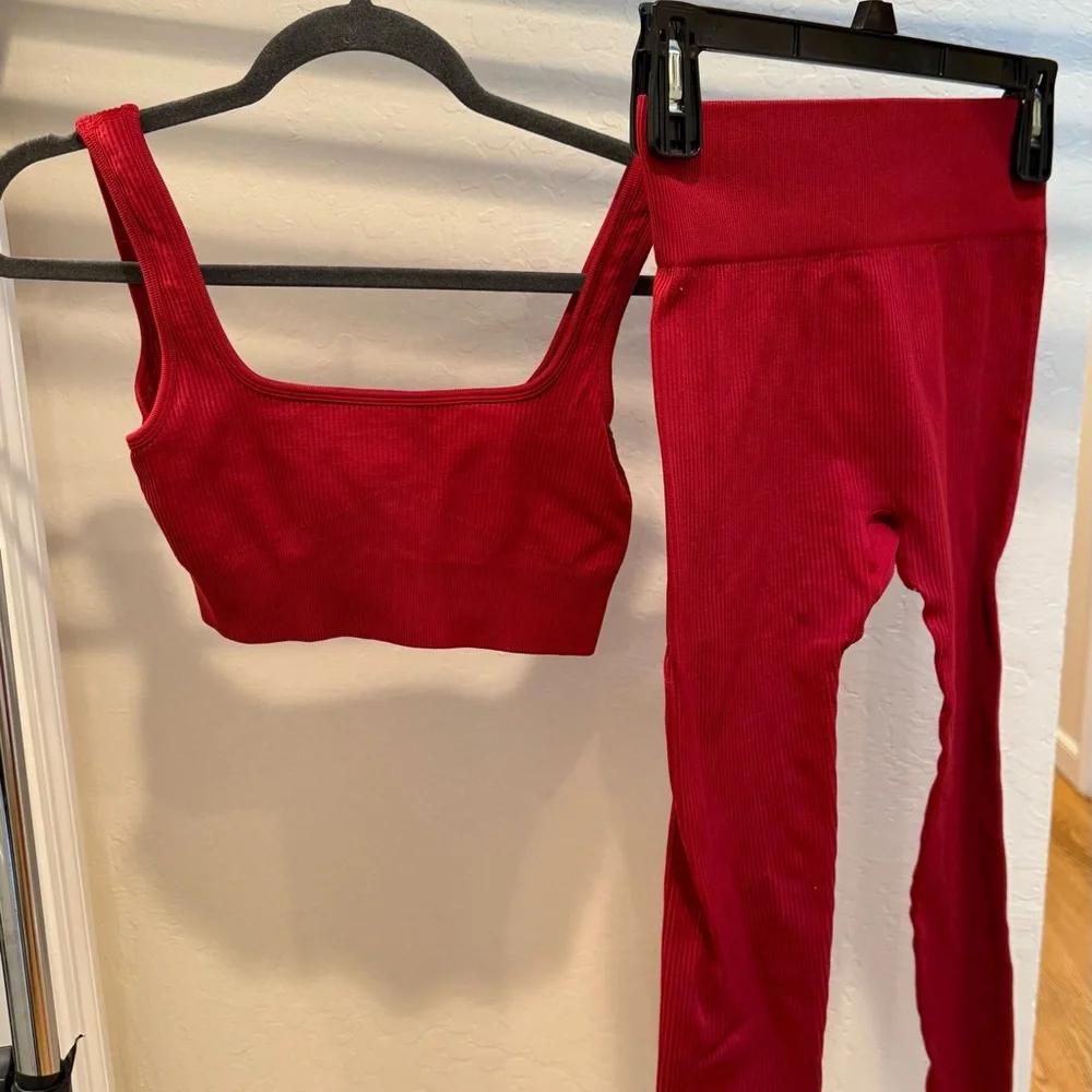 Red Workout Set - Picture 2 of 2